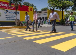 Alcalde JM Unánue deja recién pavimentada la avenida Úrsulo Galván en la Primero de Mayo