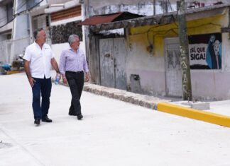 Supervisa Alberto Islas avance de la obra pública