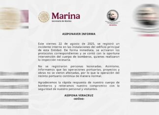 Puerto de Veracruz opera con normalidad tras revisión preventiva en edificio principal de ASIPONA