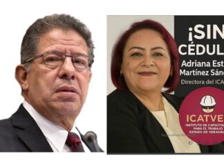 Próximos desempleados José Manuel Pozos Castro, en SUBSEGOB y Adriana Esther Martínez Sánchez, en ICATVER
