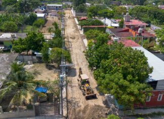 Álamo Temapache transforma la infraestructura de Pueblo Nuevo con obras de pavimentación