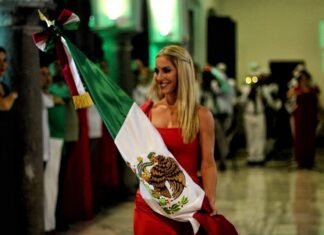 Vibrante ceremonia del Grito de Independencia preside Paty Lobeira en Veracruz