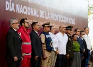Asiste Alberto Islas a conmemoración del Día Nacional de la Protección Civil