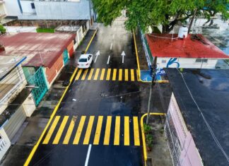Alcalde Juan Manuel Unánue deja como nueva la calle Graciano Sánchez