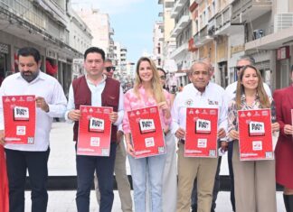 Paty Lobeira da inicio al “Buen Fin 2025” en Veracruz junto con la CANACO