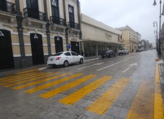 Centro Histórico de Veracruz en perfectas condiciones tras fuerte aguacero
