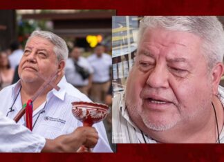 El impune violador sexual Manuel Huerta hablando de ética y principios