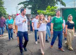 Inicia Maryjose Gamboa rehabilitación de la calle Agua Dulce en beneficio de familias de la colonia Graciano Sánchez