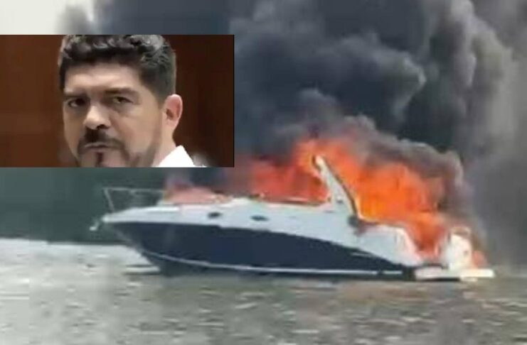 Yate incendiado en Alvarado está a nombre de una prestanombre del extitular de la SEV, Zenyazen Escobar Pérez
