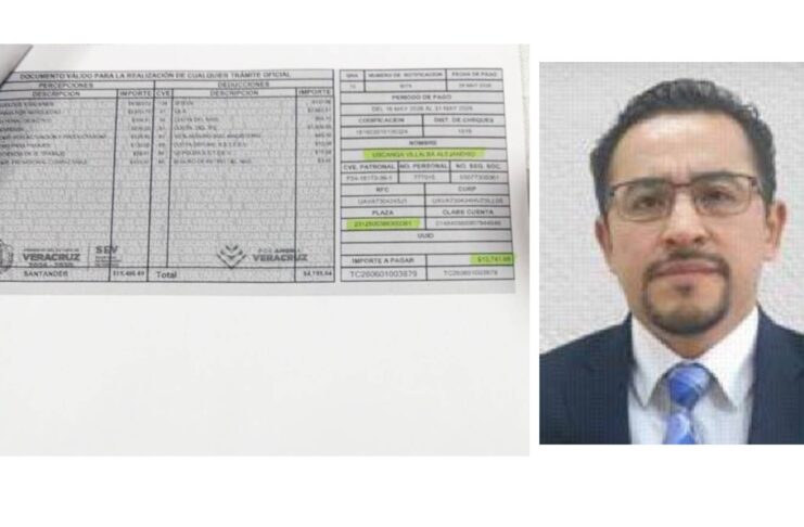 Funcionario federal en INDETEC sigue cobrando sueldos en plazas adscritas a la SEV