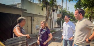 Alcaldesa Maryjose Gamboa anuncia nuevas obras de repavimentación durante recorrido sorpresa en el Fraccionamiento Virginia