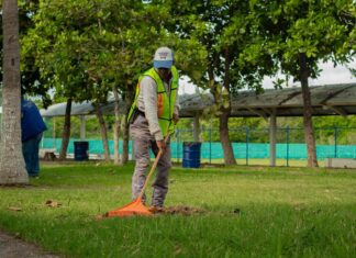 Gobierno de Boca del Río continúa con la rehabilitación de la Unidad Deportiva Beto Ávila