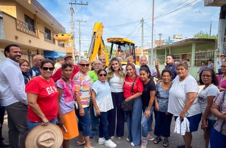 Alcaldesa Maryjose Gamboa inicia rehabilitación integral de la calle Texcoco en beneficio de miles de boqueños