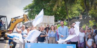 Inicia Maryjose Gamboa la pavimentación con concreto hidráulico de la avenida Vía Muerta, una de las obras más importantes para la movilidad de Boca del Río