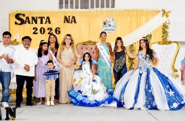 Romina Pardiño Rodríguez es coronada como Florecita del Mar 2026, símbolo de la tradición y la alegría de las Fiestas de Santa Ana