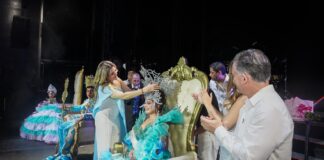 María José inaugura con gran éxito las Fiestas de Santa Ana 2026 tras la coronación de la Corte Real