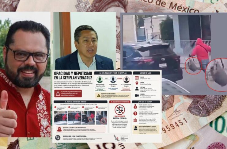 En Puebla hurtan maleta con dinero robado por funcionario de SEFIPLAN en Veracruz