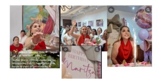 Síndica del Ayuntamiento de Pánuco usa el palacio municipal para festejar su cumpleaños